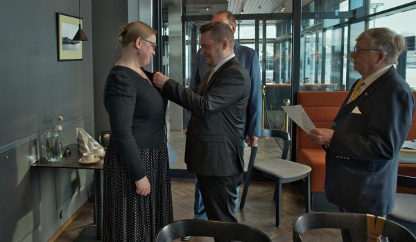 Verksamhetsperiodens sista månadsmöte 14.5.2025 på GH Fyren (foto: Henry Andersson)