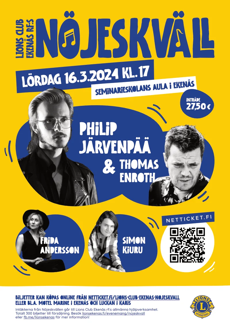 Nöjeskväll 2024 affisch