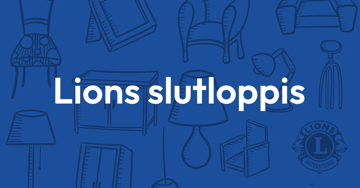 Lions Club Ekenäs slutloppis (grafik: Jan Nieminen)