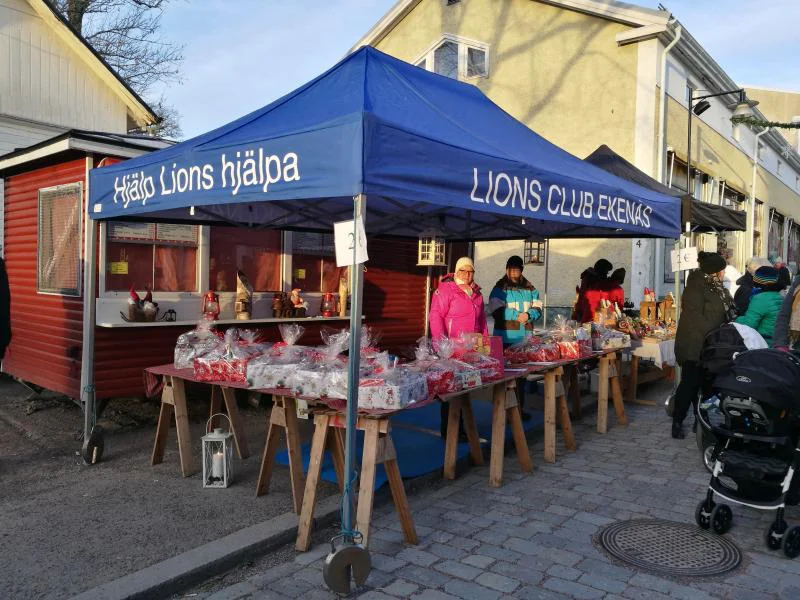 Lady Lions under Ekenäs gammaldags julmarknad 10-11.12.2016 (foto: Jan Nieminen)