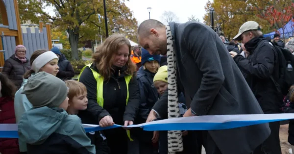 Nyinvigningen av Lejonparken 25.10.2025 (foto: Henry Andersson)