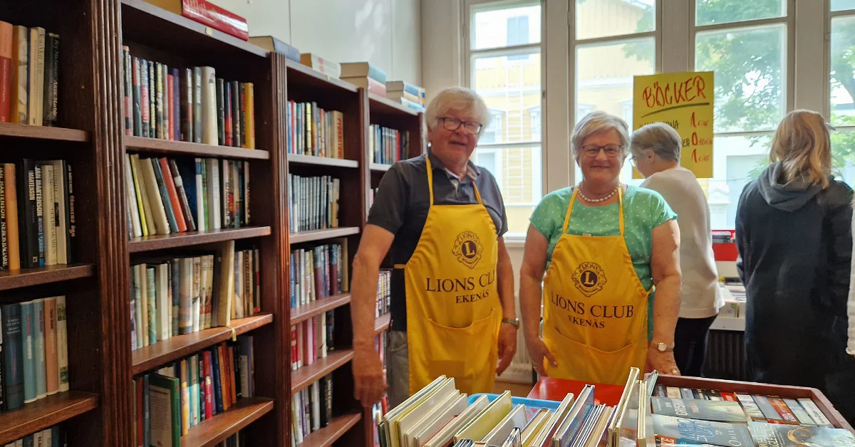 Lions Club Ekenäs sommarloppis 8.6.2024 (foto: Jan Nieminen)