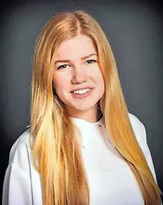 Luciakandidat Emma Korpinen (foto: Fotofabriken)